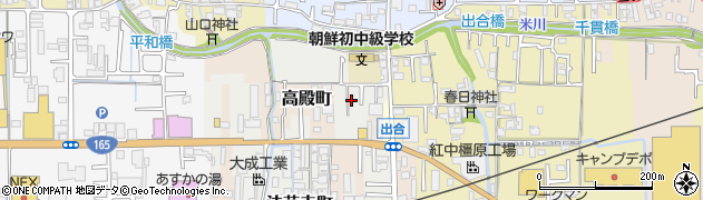 奈良県橿原市法花寺町580周辺の地図