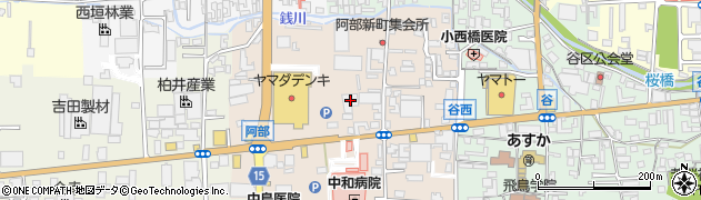 奈良県桜井市阿部377周辺の地図