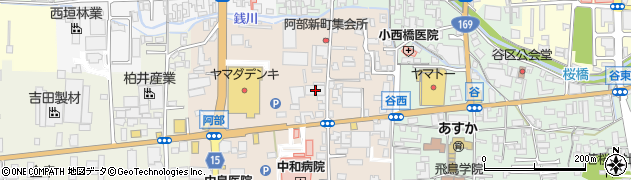 奈良県桜井市阿部368周辺の地図