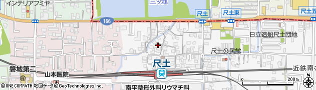 奈良県葛城市尺土322周辺の地図