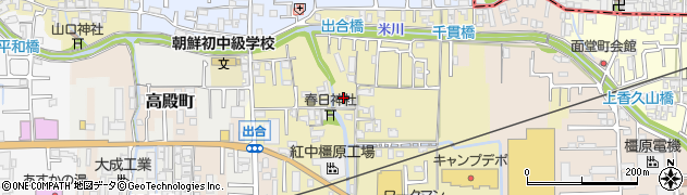 奈良県橿原市出合町149周辺の地図