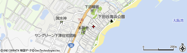 兵庫県淡路市下田163周辺の地図