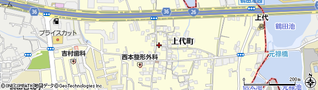 大阪府和泉市上代町762周辺の地図