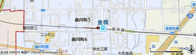 金橋駅周辺の地図