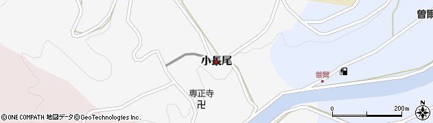 奈良県曽爾村（宇陀郡）小長尾周辺の地図