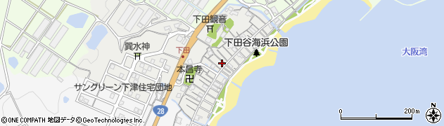 兵庫県淡路市下田174周辺の地図