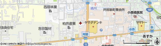 奈良県桜井市阿部436周辺の地図