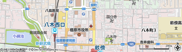 三井住友海上火災保険八木代理店周辺の地図
