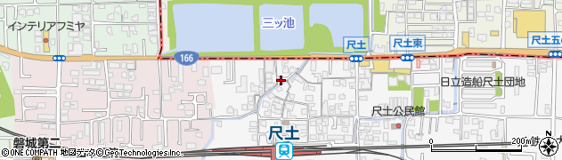 奈良県葛城市尺土265周辺の地図