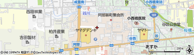 奈良県桜井市阿部467周辺の地図