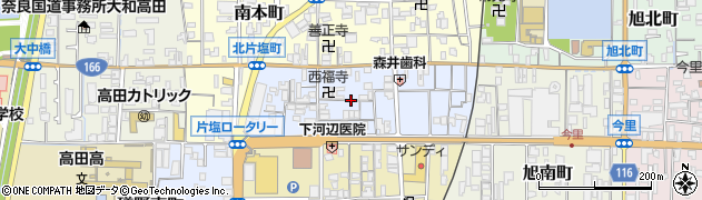 奈良県大和高田市北片塩町周辺の地図