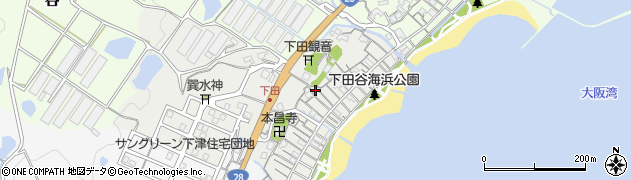 兵庫県淡路市下田180周辺の地図
