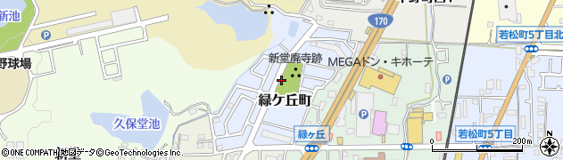 大阪府富田林市緑ケ丘町周辺の地図