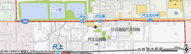 奈良県葛城市尺土202周辺の地図