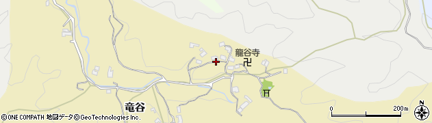 奈良県桜井市竜谷周辺の地図