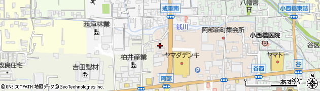 奈良県桜井市阿部440周辺の地図