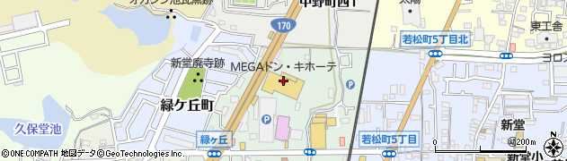 ＭＥＧＡドン・キホーテ富田林店周辺の地図