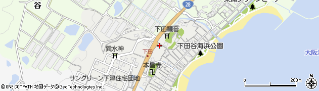 兵庫県淡路市下田56周辺の地図