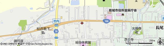 奈良県葛城市竹内333周辺の地図