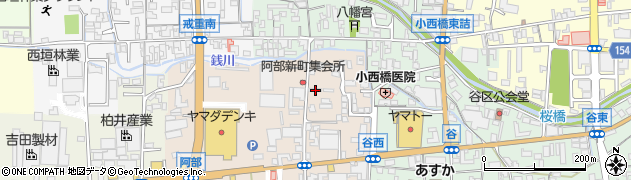 奈良県桜井市阿部488-1周辺の地図