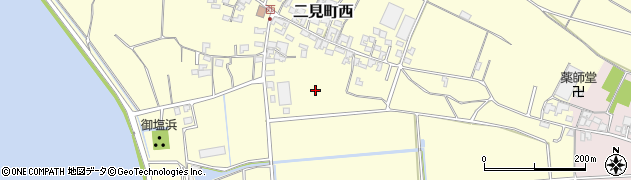 三重県伊勢市二見町西周辺の地図