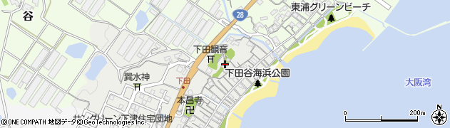 兵庫県淡路市下田204周辺の地図