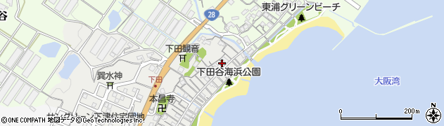 兵庫県淡路市下田224周辺の地図