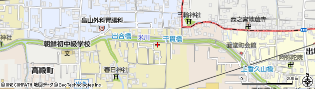 奈良県橿原市出合町182周辺の地図
