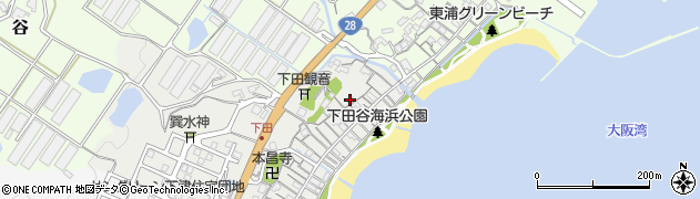兵庫県淡路市下田219周辺の地図