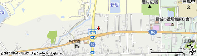ファミリーマート葛城竹内店周辺の地図