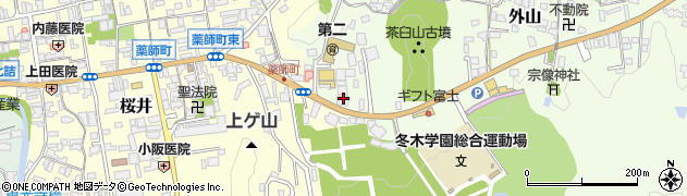 ＪＡならけん桜井周辺の地図