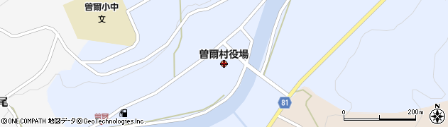 奈良県曽爾村（宇陀郡）周辺の地図