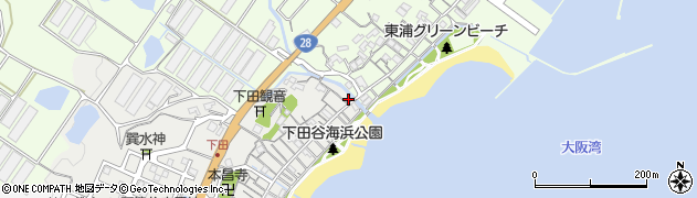 兵庫県淡路市下田1周辺の地図