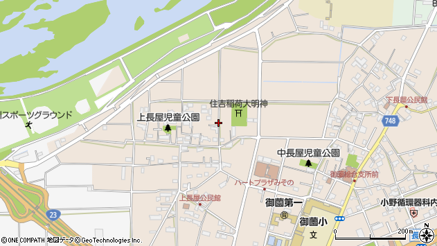 〒516-0804 三重県伊勢市御薗町長屋の地図