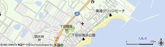兵庫県淡路市下田2周辺の地図