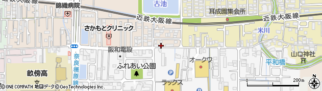 奈良県橿原市木原町1周辺の地図