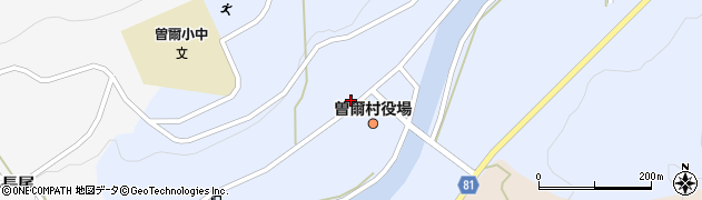 曽爾村役場周辺の地図