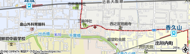 奈良県橿原市膳夫町611周辺の地図