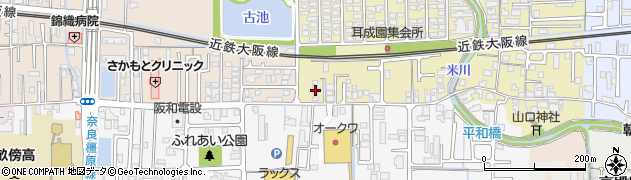 奈良県橿原市山之坊町262周辺の地図