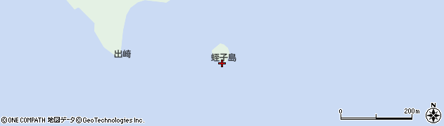 蛭子島周辺の地図