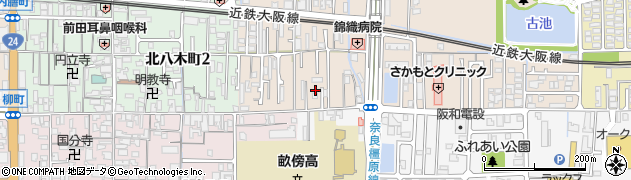奈良県橿原市木原町42周辺の地図