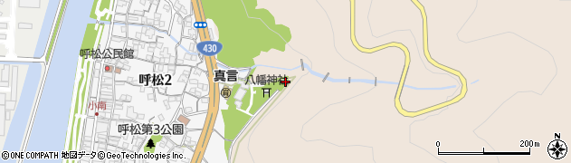 岡山県倉敷市呼松町周辺の地図