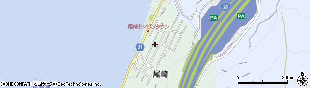 兵庫県淡路市尾崎46-24周辺の地図