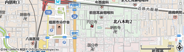 圓立寺周辺の地図