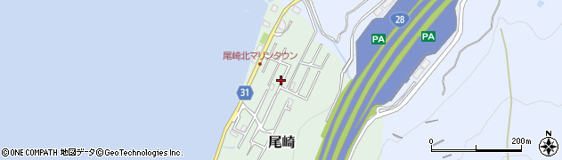 兵庫県淡路市尾崎46-27周辺の地図
