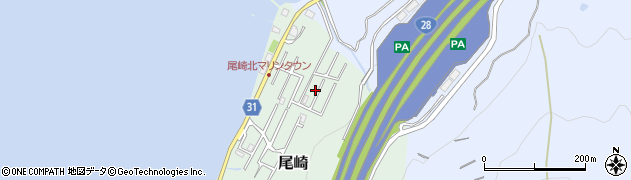 兵庫県淡路市尾崎46-48周辺の地図