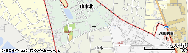 大阪府大阪狭山市山本北1342周辺の地図