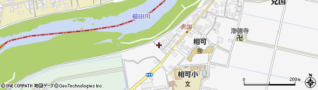 勢和兄国松阪線周辺の地図