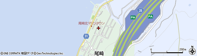 兵庫県淡路市尾崎46-20周辺の地図