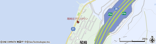 兵庫県淡路市尾崎46-9周辺の地図